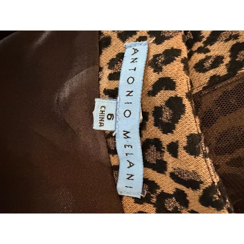Quiet Luxury Leopard Pencil Dress|Power Femme Rich Mom Elegance|Antonio Melani 6 - Picture 13 of 14
